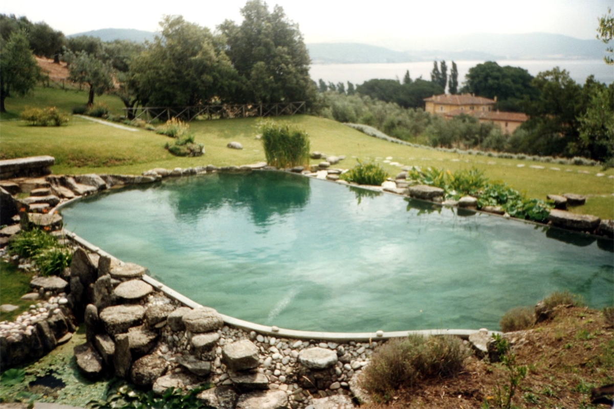 progettodi di parco di P. Porcinai sul Trasimeno